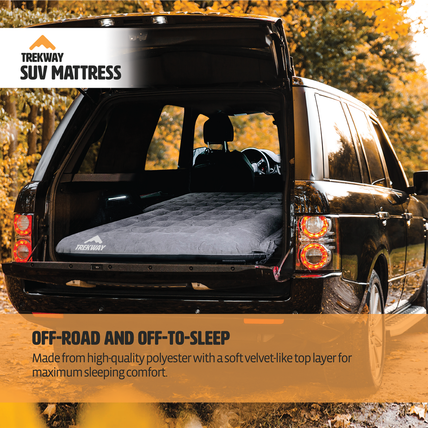 Trekway SUV Minivan Air Mattress for Cargo Trunk Area OffroadingGear