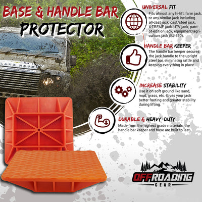 Offroading Gear Base & Handle Bar Protector for Hi-Lift/Farm Jack